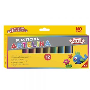 PLASTICINA 12 COLORES ARTEL