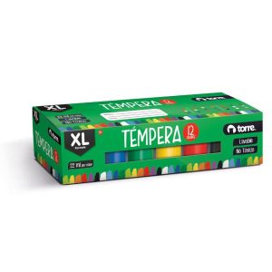 TEMPERA 12 COLORES XL 22 ML TORRE