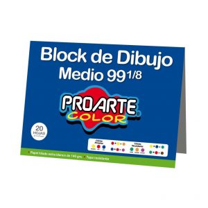 BLOCK DIBUJO MEDIO 20 HOJAS PROARTE