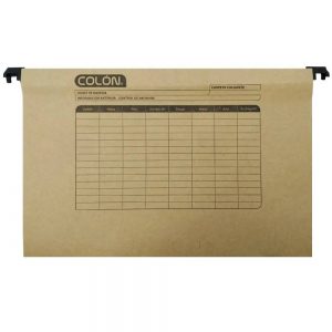 CARPETA COLGANTE KRAFT B/PLASTICA COLON