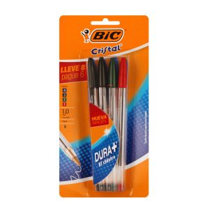 LAPIZ PASTA CRISTAL 8 UN BIC