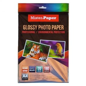 PAPEL FOTOGRAFICO A4 180GR 20HJ MISTER