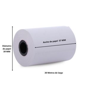 ROLLO TERMICO 57MM 20MT 48GR MISTER PAPER