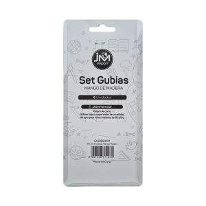 GUBIAS PARA TALLAR 6 PIEZAS JM