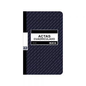 LIBRO DE ACTAS 100 HOJAS CUADRICULADO AUCA