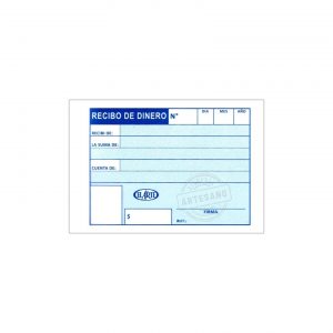 RECIBO DE DINERO 50/2 HJ. AUTOCOPIATIVO EL ARTE