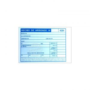 RECIBO DE ARRIENDO 50/2 HJ AUTOCOPIATIVO EL ARTE