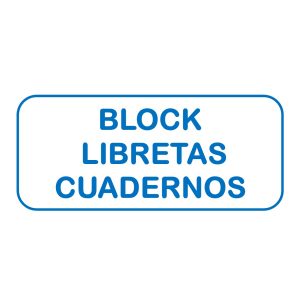 BLOCK / LIBRETAS / CUADERNOS