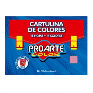 BOLSON CARTULINA COLORES 18 PLG PROARTE