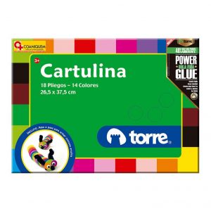 BOLSON CARTULINA COLOR 18 PLG TORRE