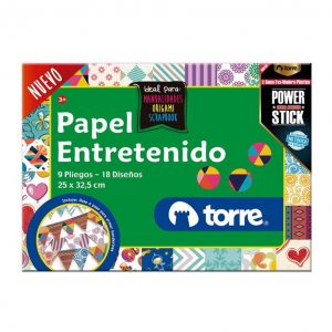 BOLSON PAPEL ENTRETENIDO 9 PLG TORRE