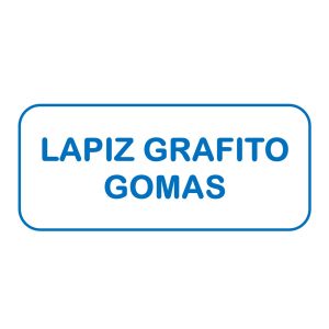 LAPIZ GRAFITO / GOMAS