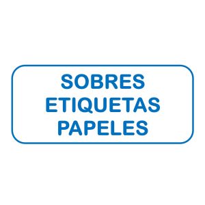 SOBRES / ETIQUETAS / PAPELES