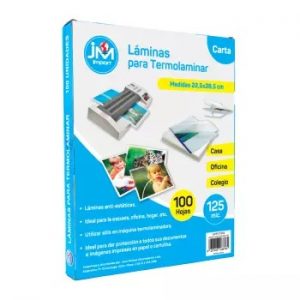 LAMINA TERMOLAMINAR 125MIC 100HJ CARTA JM