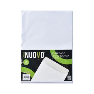 SOBRE SACO OFICIO BLANCO 25 UN NUOVO