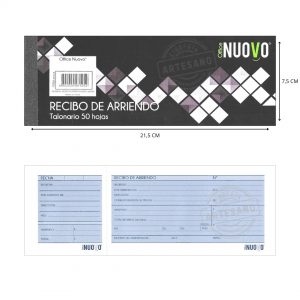 RECIBO DE ARRIENDO NUOVO 50 HJ BLANCA