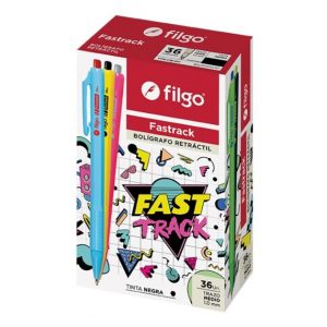 BOLIGRAFO FILGO RETRACTIL FASTRACK 1.0 NEGRO