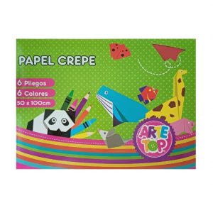 BOLSON PAPEL CREPE 6 PLG ARTE TOP