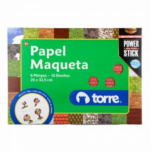 BOLSON PAPEL MAQUETA 6 PLG TORRE