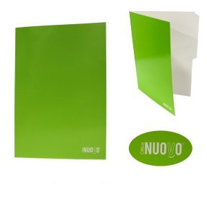 CARPETA PIGMENTADA OFICIO NUOVO 10UN VERDE PISTACHO