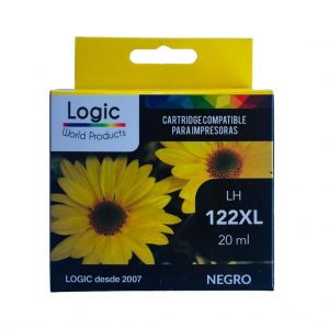 CARTUCHO LOGIC LH 122XL 20ML NEGRO