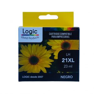 CARTUCHO LOGIC LH 21XL 23ML NEGRO