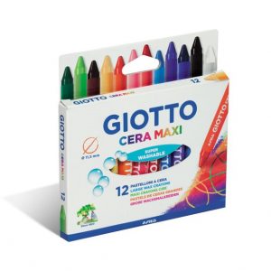 CRAYON CERA 12 COLORES GIOTTO