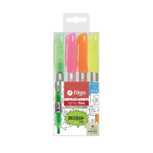 DESTACADOR FILGO LIGHTER FINE 4 COL FLUOR