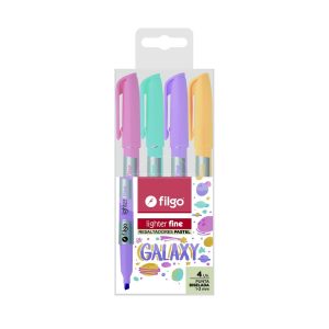 DESTACADOR FILGO LIGHTER FINE 4 COL GALAXY