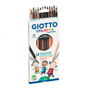 LAPICES 12 COLORES STILNOVO GIOTTO PIEL