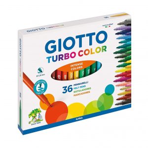 MARCADOR 36 COLORES FINO TURBO GIOTTO