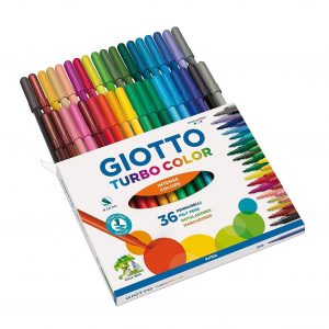 MARCADOR 36 COLORES FINO TURBO GIOTTO