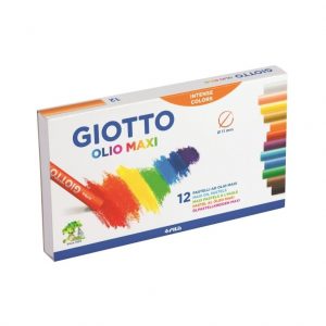 LAPICES PASTEL OLEO 12 COLORES GIOTTO