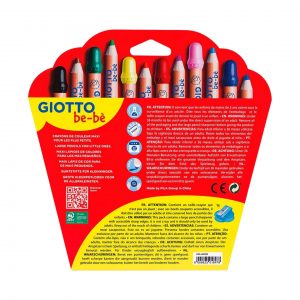 LAPICES GIOTTO BEBE 12 COLORES