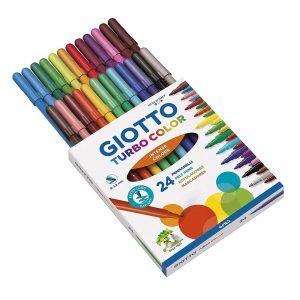 MARCADOR 24 COLORES FINO TURBO GIOTTO