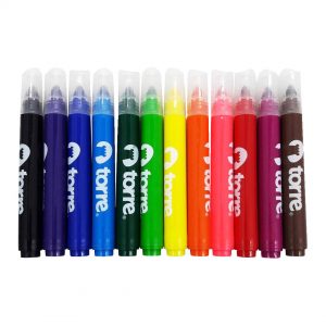 MARCADOR 12 COLORES JUMBO TORRE