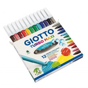 MARCADOR 12 COLORES TURBO MAXI GIOTTO