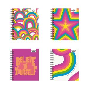 CUADERNO BOOK 120HJ 7MM ARTEL ARCOIRIS FLUOR