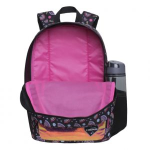 MOCHILA HEAD DANCE UNICORNIO ARCOIRIS NEGRO