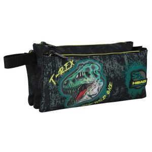 ESTUCHE HEAD CELERIO DINO 3D NEGRO