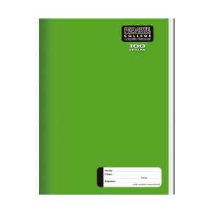 CUADERNO COLLEGE 100HJ PROARTE CALIGRAFIA HORIZONTAL