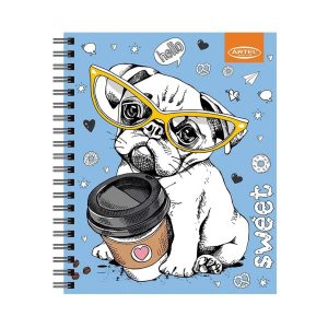 CUADERNO UNIVERSITARIO ARTEL 100HJ 7MM ANIMALES DIVERT.