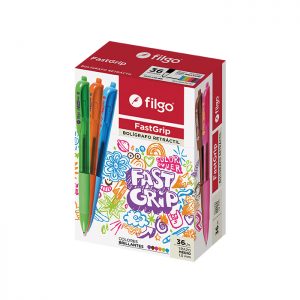 BOLIGRAFO FILGO RETRACTIL FASTGRIP 1.0 COLORES