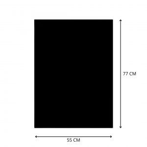 CARTON PIEDRA NEGRO 55X77CM 1.4MM ROKA