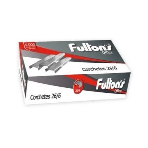 CORCHETE 26/6 FULTONS 5000 UNIDADES