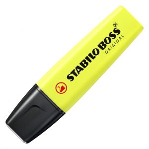 DESTACADOR STABILO BOSS AMARILLO FLUOR