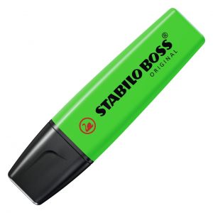 DESTACADOR STABILO BOSS VERDE FLUOR