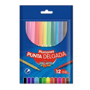 MARCADOR 12 COLORES FINO PROARTE