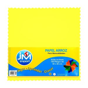 PAPEL DE ARROZ JM AMARILLO