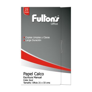 CALCO OFICIO FULTONS 25HJ AZUL